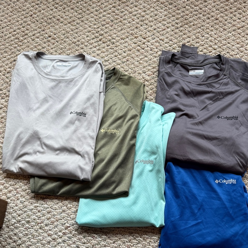 Columbia PFG Men's XL Long Sleeve LOT